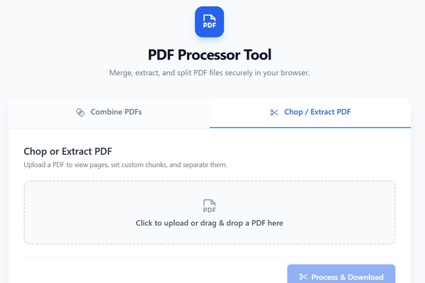 PDF Processor Tool Preview